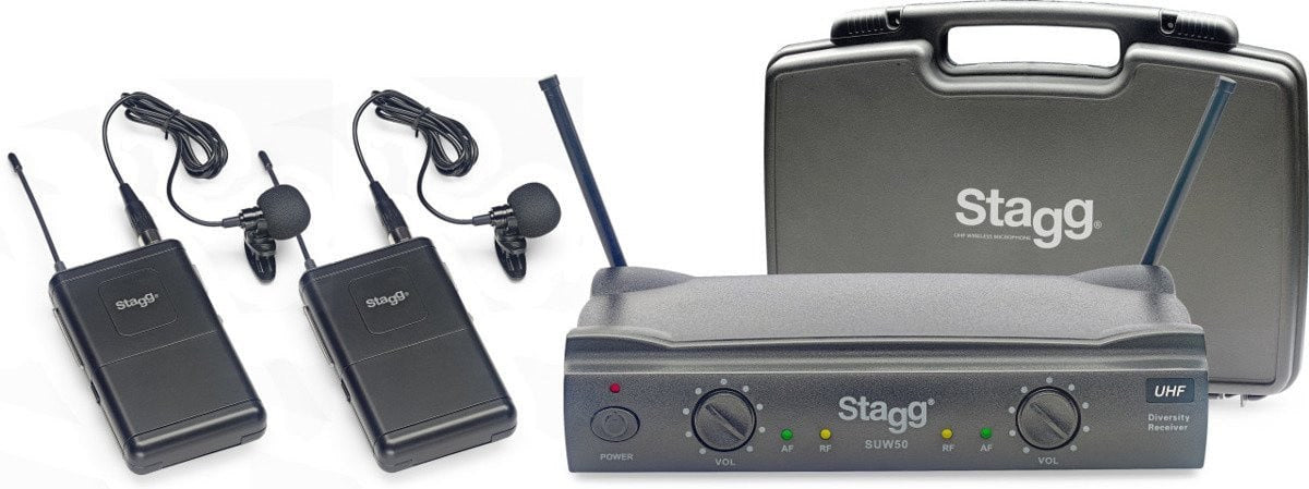 Stagg SUW 50 LL FH EU Wireless UHF system Black