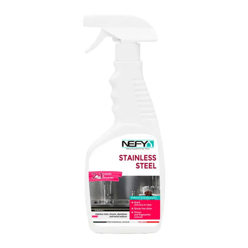 STAINLESS STEEL CLEANER 500 ML NEFY - Почистващи препарати<<<Домашни потреби<<<Кухня<<<Praktiker
