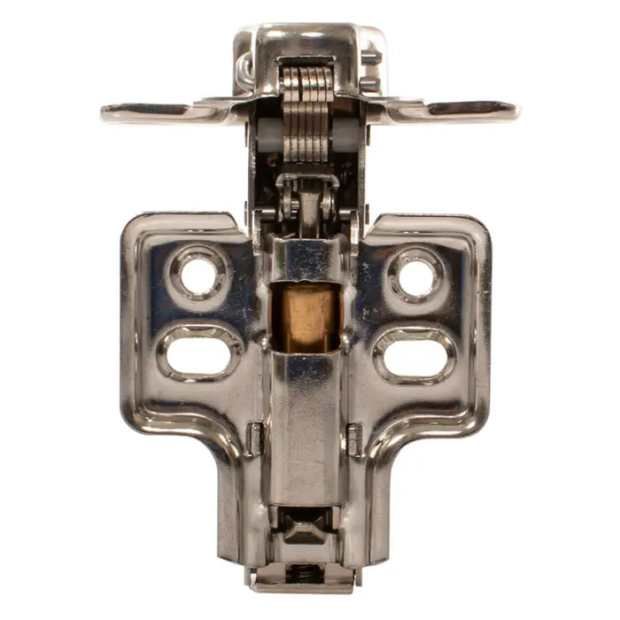 STAINLESS STEEL HINGE WITH MEDIUM SHOULDER SHOCK ABSORBER AND IVENTO CLIP - Мебелен обков<<<Мебели и обков<<<Мебели и
