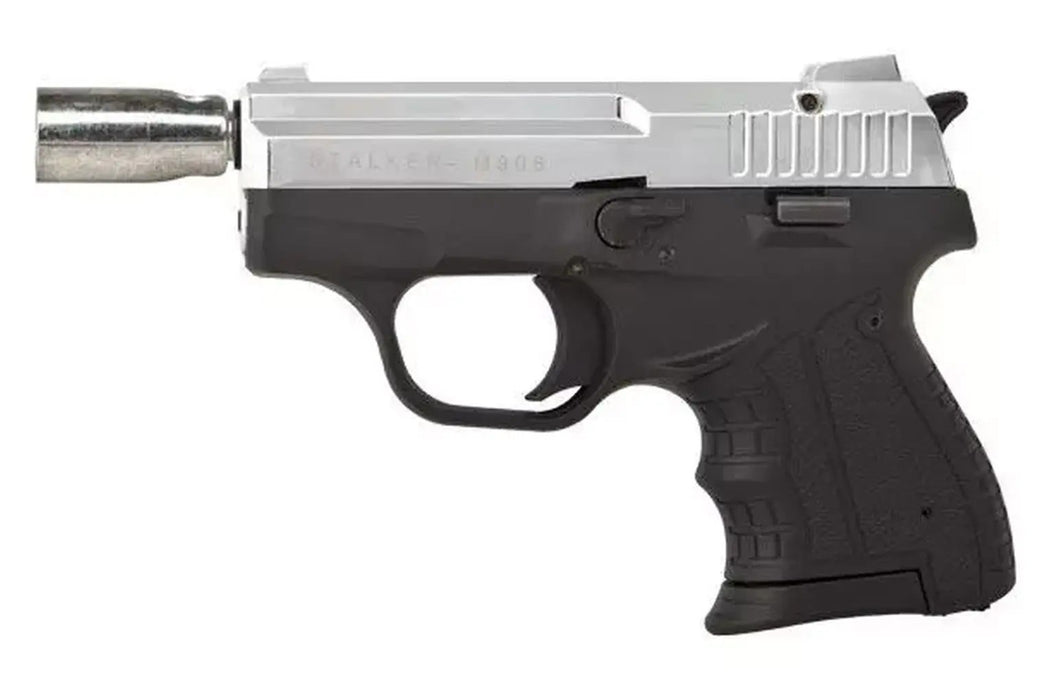 STALKER M906 BAS alarm signal pistol, calibre .22 Long Blank (6 mm), chrome flash