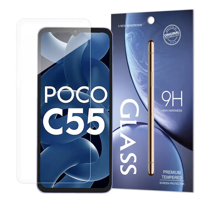 Standard Tempered Glass Envelope tempered glass for Xiaomi Redmi 11A / Poco C55 / Redmi 12C 9H - Cell phone tempered
