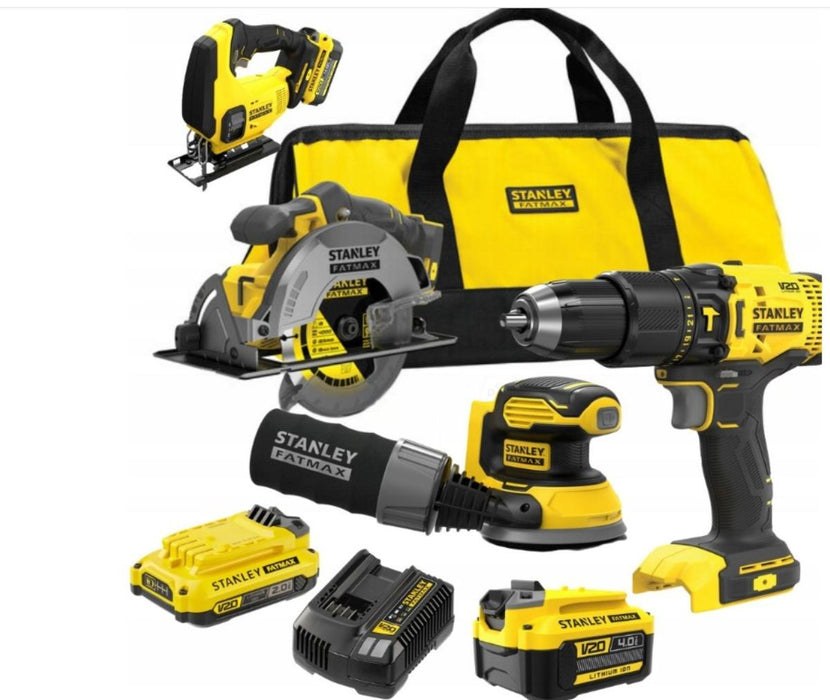 ST V20 Kit SFMCK412MDS (SFMCD711+SFMCS600+SFMCS500B+SFMCW220B) 1x4.0 1x2.0Ah +ACC Bag