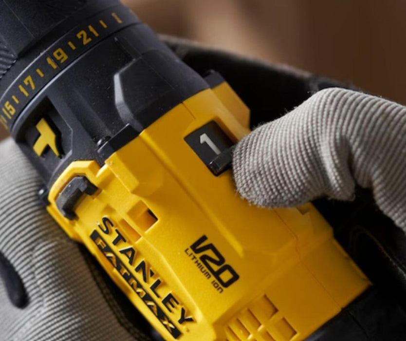 STANLEY SFMCD711D2K 2X2Ah cordless drill/driver