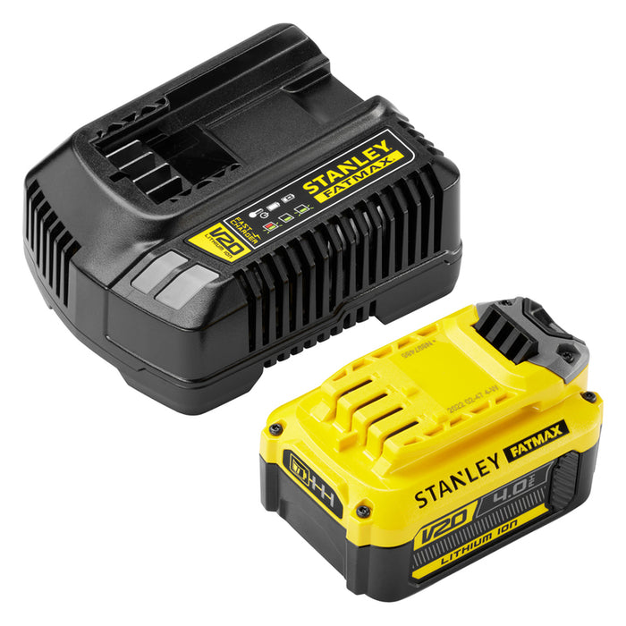 BATTERY AND CHARGER 18 V 4 AH STANLEY SFMCB14M1-QW