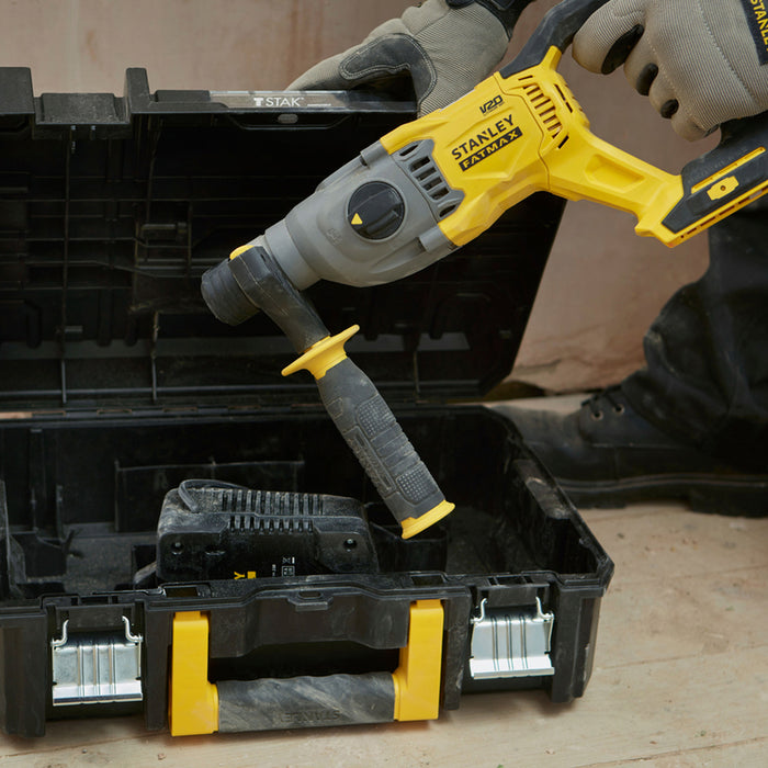 STANLEY SFMCH900M22-QW CORDLESS BRUSHLESS PUNCH 18 V, 2.00 J, SDS PLUS, NUMBER OF BATTERIES 2, 4.00 Ah, CASE