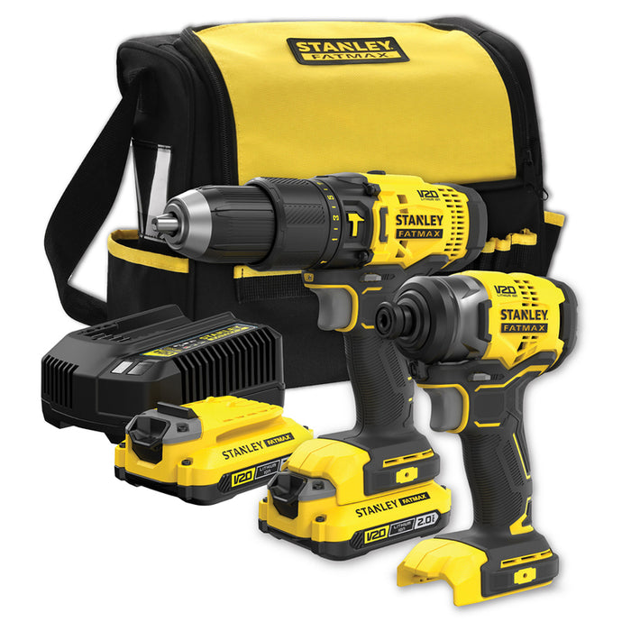 STANLEY SFMCK465D2S-QW 18 V CORDLESS KIT, NUMBER OF BATTERIES 2, 2.00 Ah, CASE