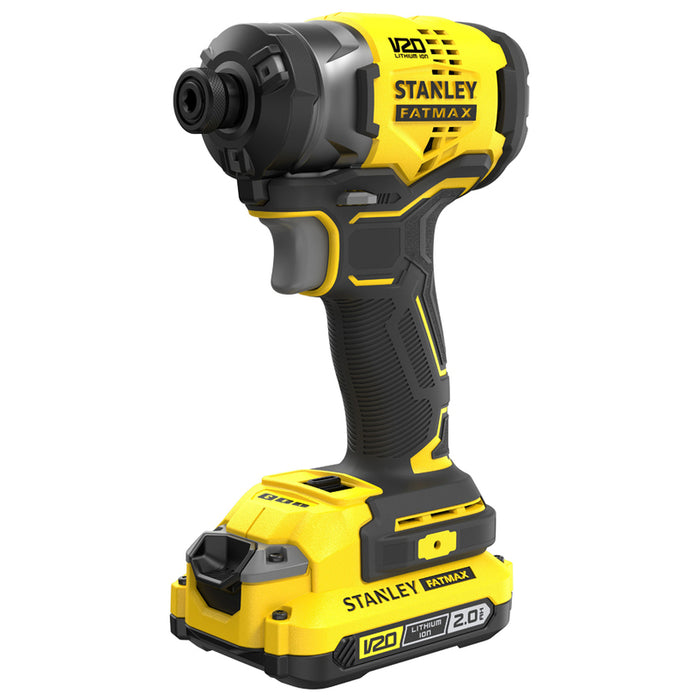 CORDLESS IMPACT DRIVER STANLEY SFMCF820D2K-QW 18 V, 190.00 nm, NUMBER OF BATTERIES 2, 2.00 Ah, CASE