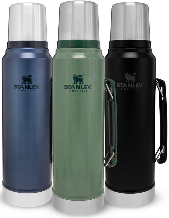 Thermos bottle Stanley The Legendary - Matte Black Pebble, 1 l
