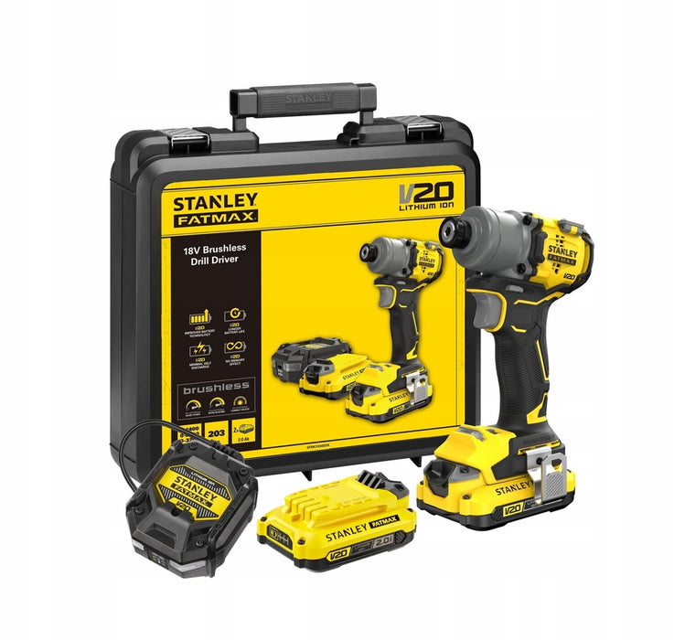 Impact Screwdriver Stanley SFMCF830D2K-QW 18V 203 Nm
