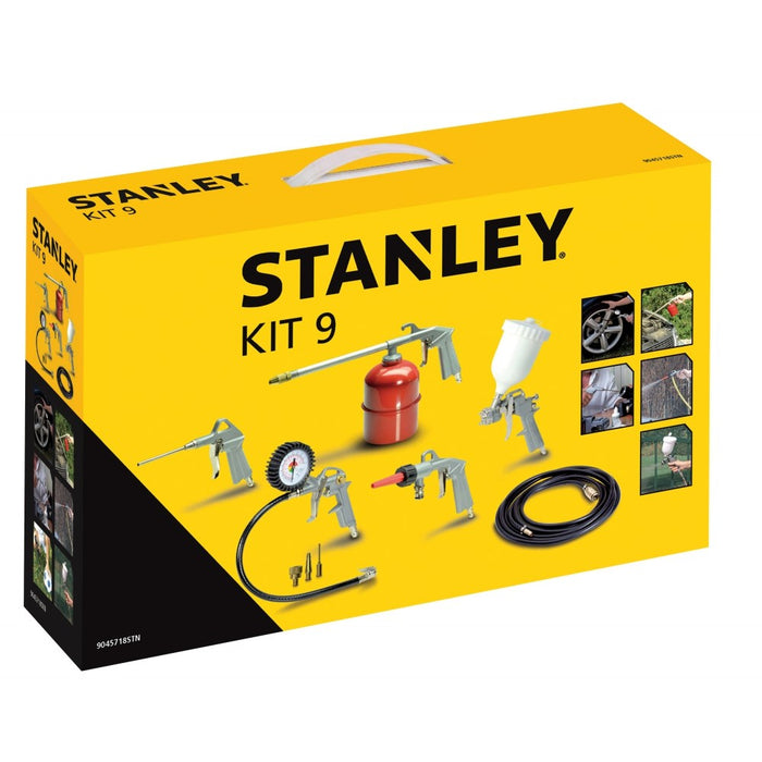 Stanley Pneumatic Tool Set 9 Pieces