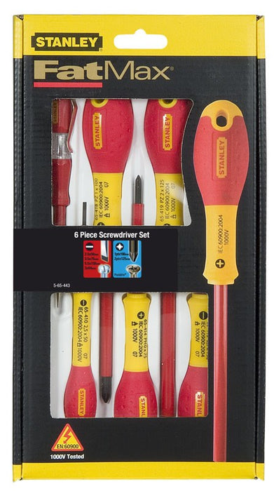 Screwdriver Set Stanley 6 Pieces
