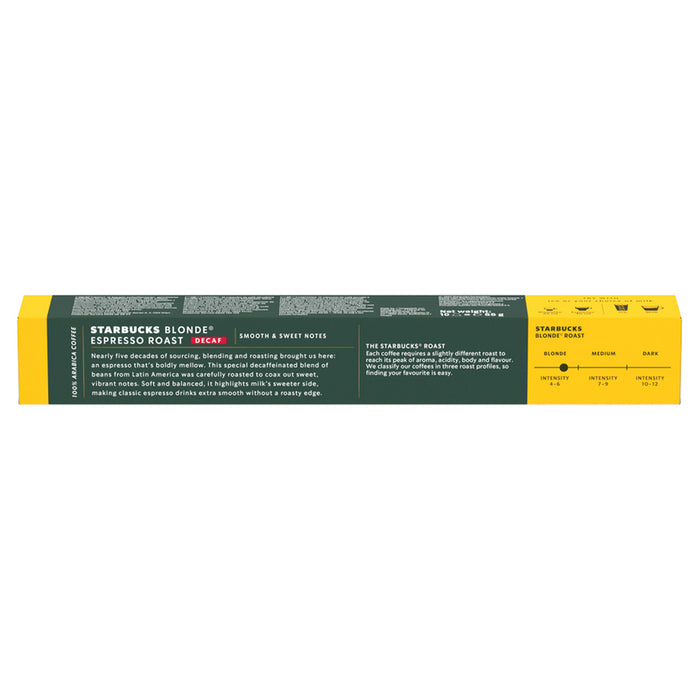 COFFEE STARBUCKS BL.ESP.ROAST DECAFF 10PCS