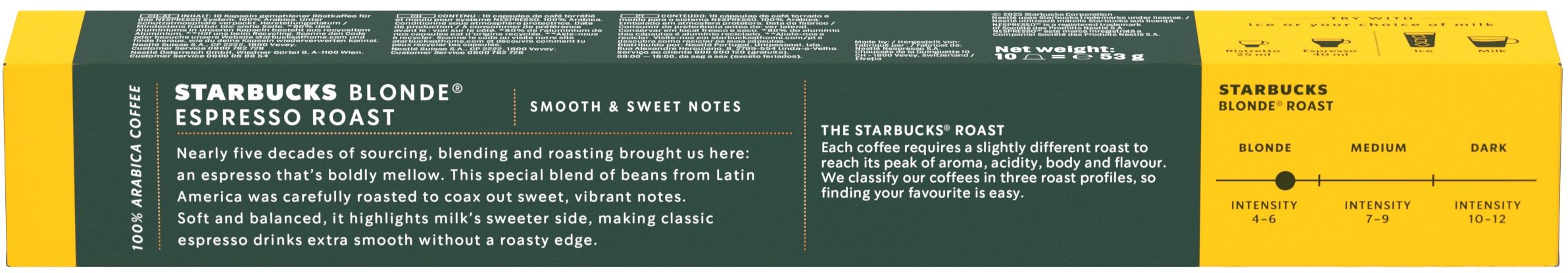 STARBUCKS BLNDE ESPR RST 10PCS