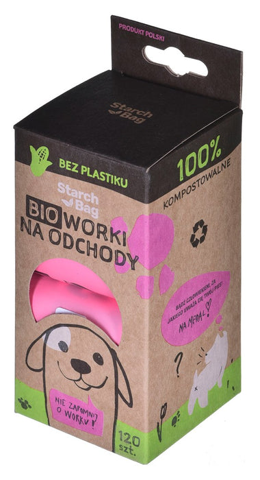 STARCH BAG - Dog poop bags - 8 x 15