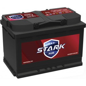 STARK RED AGM 70AH 760A R+