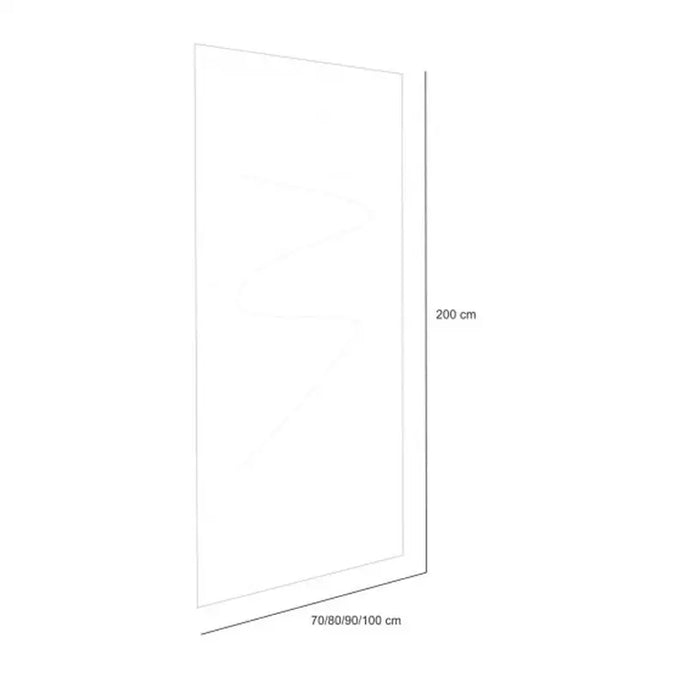 STATIONARY SCREEN 70X200 INTER CERAMIC 113FS/70 NANO - Преградни стени и паравани<<<Душкабини и