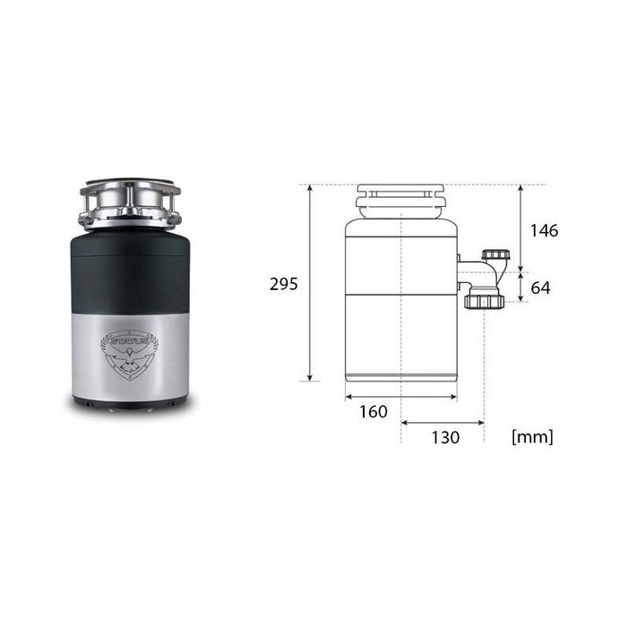 Built-in accessories Status PREMIUM 100 WASTE GRINDER