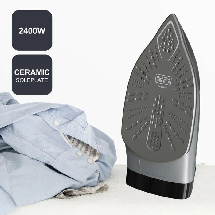 Steam Generating Iron Black & Decker BXSS2401E Plastic 2400 W - Сушилни ютии и простори<<<Почистване Прахосмукачки И