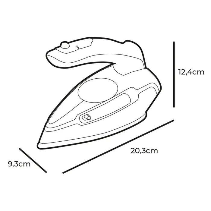 Steam Iron EDM 07305 Blue Travel - Почистване Прахосмукачки И Гладене<<<Дом Градина<<<BigBuy&&&Сушилни ютии и