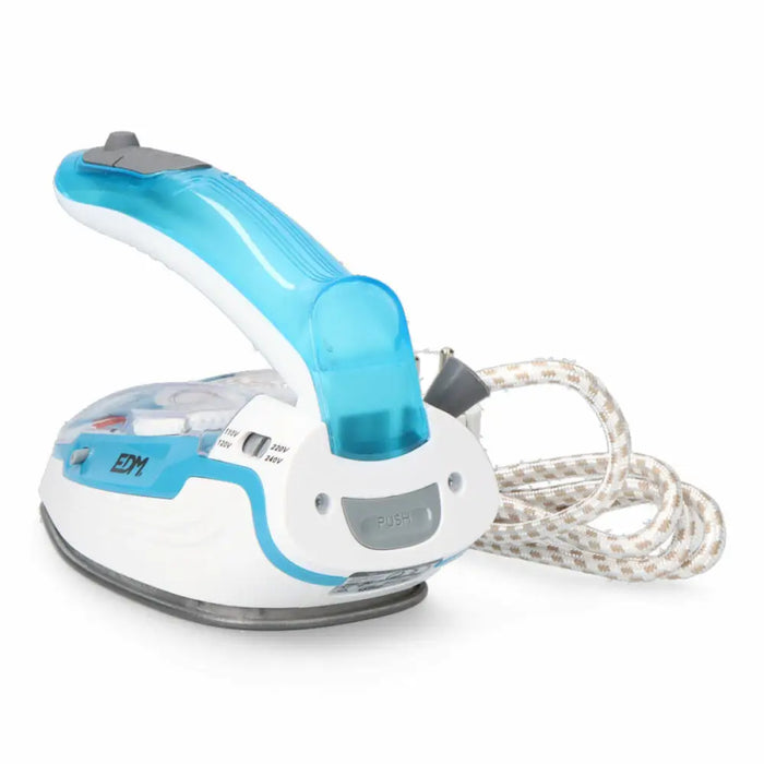 Steam Iron EDM 07305 Blue Travel - Почистване Прахосмукачки И Гладене<<<Дом Градина<<<BigBuy&&&Сушилни ютии и