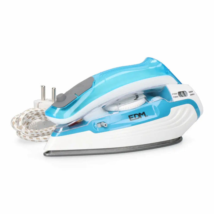 Steam Iron EDM 07305 Blue Travel - Почистване Прахосмукачки И Гладене<<<Дом Градина<<<BigBuy&&&Сушилни ютии и