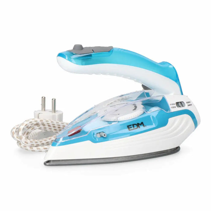 Steam Iron EDM 07305 Blue Travel - Почистване Прахосмукачки И Гладене<<<Дом Градина<<<BigBuy&&&Сушилни ютии и