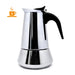 STEEL COFFEE MAKER FOR 4 COFFEE NERTHUS - Съдове за готвене<<<Домашни потреби<<<Кухня<<<Praktiker