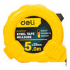 Steel Measuring Tape 5m/25mm Deli Tools EDL9025Y (yellow) - Measuring tools<<<Tools<<<InnproXML