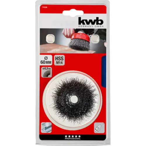 STEEL WIRE BRUSH KWB M 14 - Метални четки<<<Консумативи за електроинструменти<<<Инструменти и
