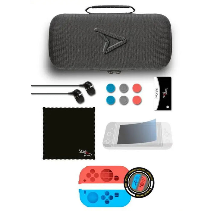 SteelPlay 11 IN 1 CARRY & PROTECT KIT + 2 JOYPAD CASES (NSW) - Аксесоари<<<Плейъри<<<ТВ Аудио Gaming<<<ZoraSite