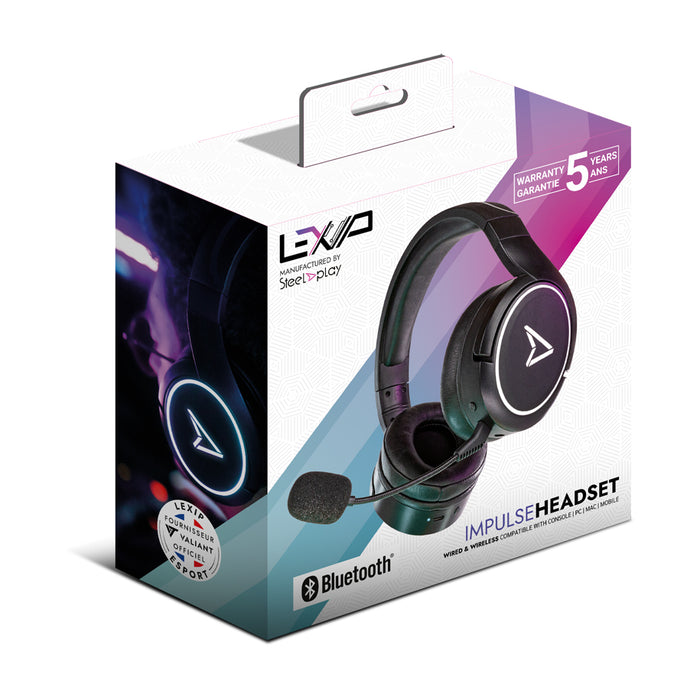 WIRELESS HEADSET STEELPLAY IMPULSE BLACK