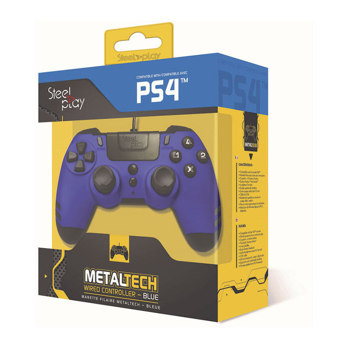 WIRED CONTROLLER PS4 LEXIP BLUE