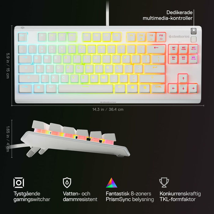 Keyboard SteelSeries 64819 White