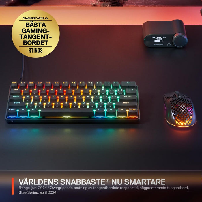 Keyboard SteelSeries 64913 Black Qwerty US