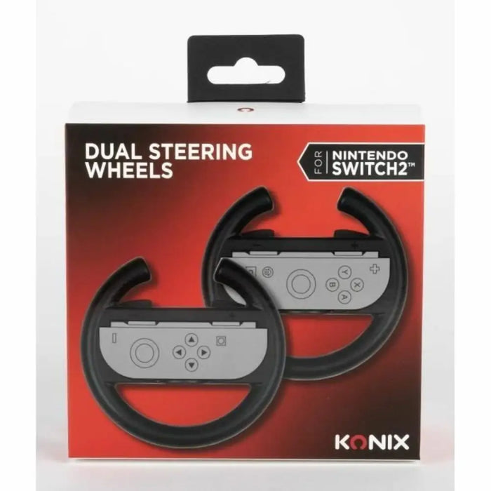 Steering wheel KONIX Black Nintendo Switch - Електроника Игри<<<Компютри| Електроника<<<BigBuy&&&Аксесоари за