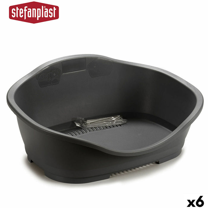 Pet bed Stefanplast Grey Plastic 68 x 27,5 x 49 cm 6 Units