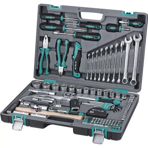STELS 14111 TOOL SET - Комплекти вложки и тресчотки<<<Ръчни инструменти<<<Инструменти и железария<<<Praktiker