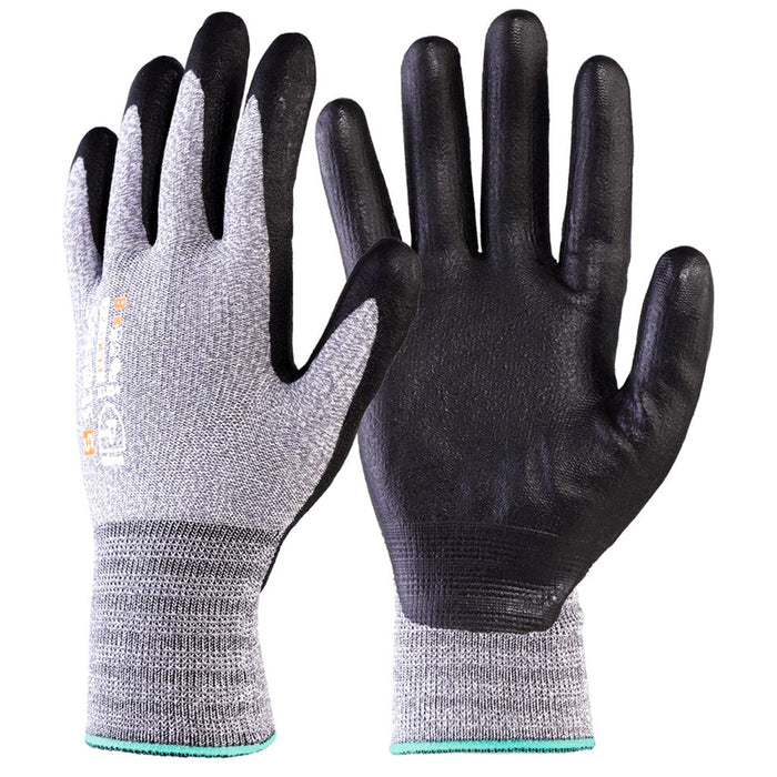GLOVES SIZE 9 STENSO NITRIUM GRAY