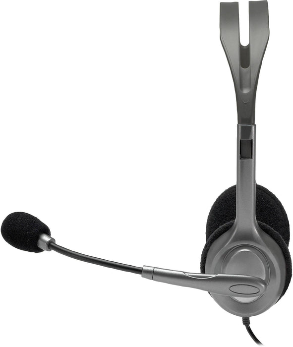 Stereo Headset with microphone Logitech H110 - Слушалки<<<Компютърна периферия<<<ValiAPI&&&Електроника Звук<<<Компютри|
