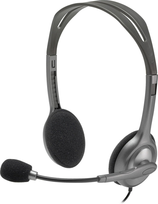 Stereo Headset with microphone Logitech H110 - Слушалки<<<Компютърна периферия<<<ValiAPI&&&Електроника Звук<<<Компютри|