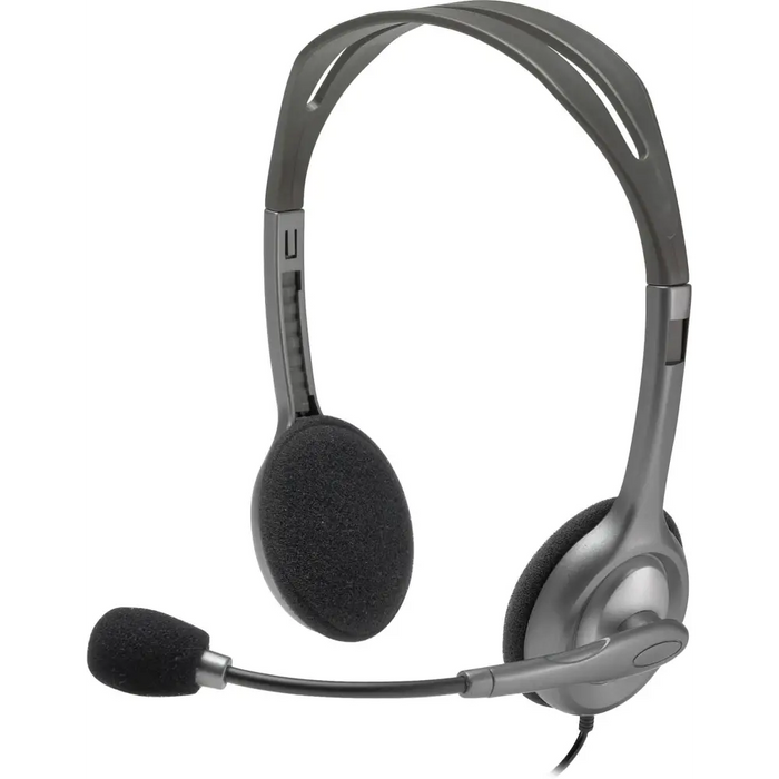 Stereo Headset with microphone Logitech H110 - Слушалки<<<Компютърна периферия<<<ValiAPI&&&Слушалки с