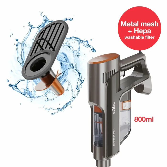 Stick Vacuum Cleaner Solac AEC600 600 W 2200 W - Почистване Прахосмукачки И Гладене<<<Дом