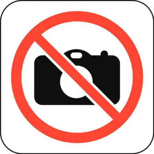 STICKER 12 X 12 CM PREVENTA ’NO PHOTOGRAPHY’ - Помощни средства<<<Работно облекло<<<Инструменти и