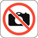 STICKER 12 X 12 CM PREVENTA ’NO PHOTOGRAPHY’ - Помощни средства<<<Работно облекло<<<Инструменти и