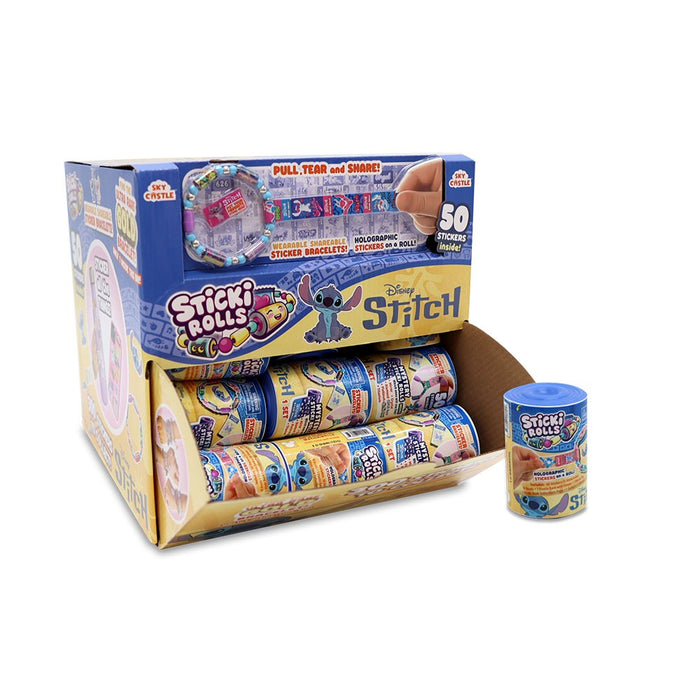 Sticki Rolls bracelet with stickers - Stitch, in a capsule
