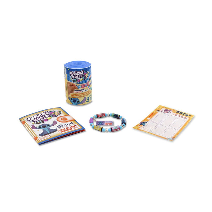 Sticki Rolls bracelet with stickers - Stitch, in a capsule