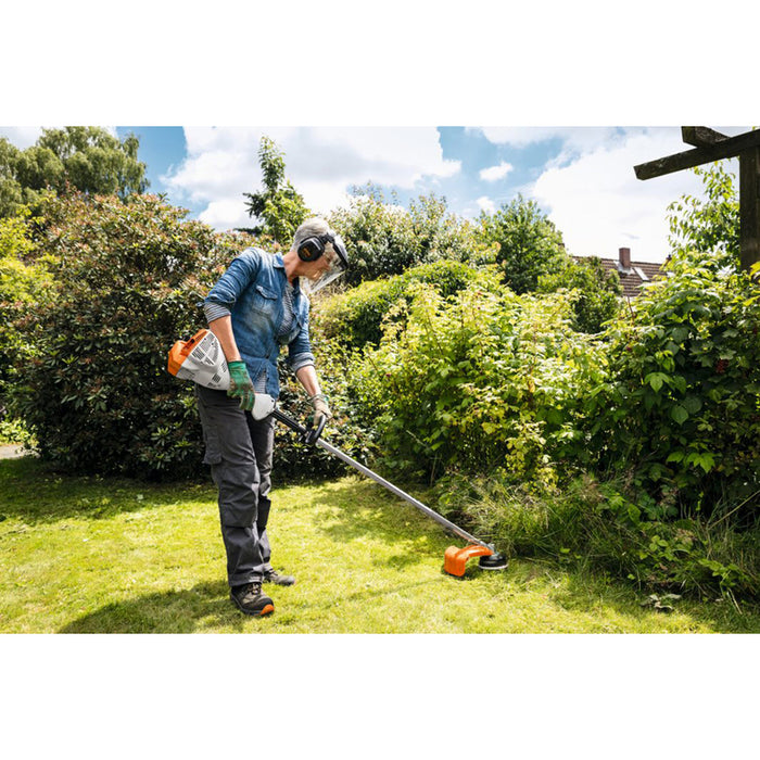 STIHL FS 56 MOTORIZED GASOLINE MOWER 27.0 cm3, 1.10 HP, CORD CUTTING WIDTH 42.00 cm, BLADE CUTTING WIDTH 25.00 cm