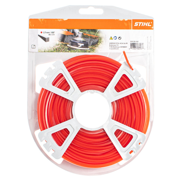 STIHL SQUARE MOWING LINE 2.7 MM X 65 M