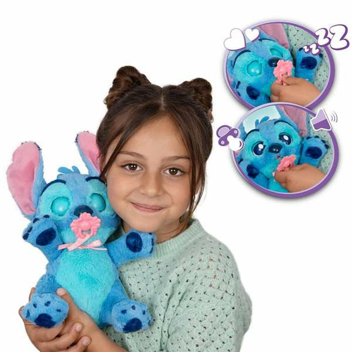 Fluffy toy Stitch 10,30 x 19 x 11,20 cm Multicolour Plastic