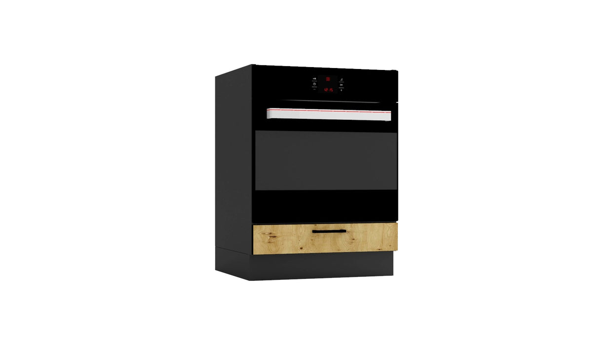 Cosmo Design ANIKA kitchen furniture set, artisan oak/graphite 2.0/2.6